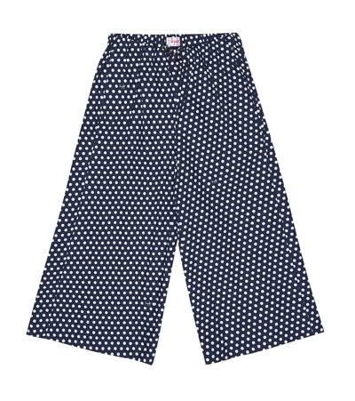 Il Gufo Kids Cloth Pants For Girls In Blue