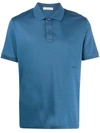 Bottega Veneta Short-sleeve Polo Shirt In Blue