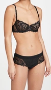 Simone Perele Lace Embroidered Briefs In Black