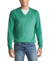 Polo Ralph Lauren Regular Fit V-neck Sweater In Green