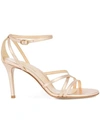 Marion Parke Women's Lillian Strappy High-heel Sandals In Soft Gold