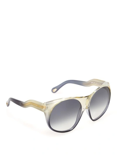 Chloé Ce731s 34829 Sunglasses In Yellow/blue