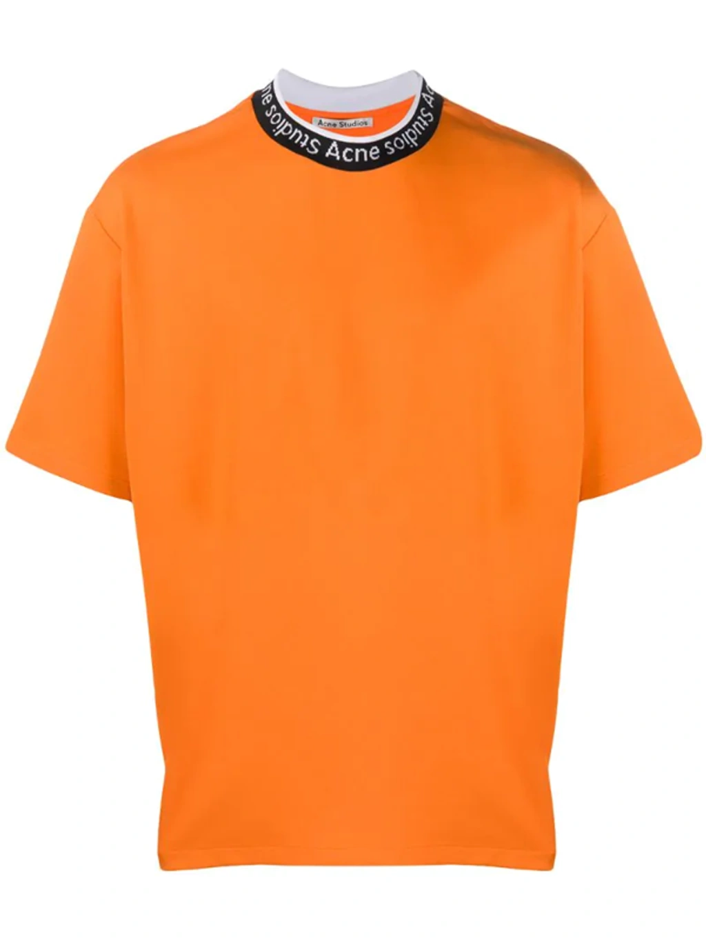 VIP【関税送料無料】希少 Acne Studios Jersey T-shirt Acne Studios // White & Black Logo Neck T-shirt – VSP