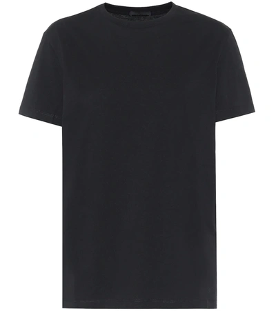 Wardrobe.nyc Release 05 Round-neck Cotton-jersey T-shirt In Black
