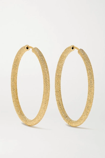 Carolina Bucci Florentine 18-karat Gold Hoop Earrings