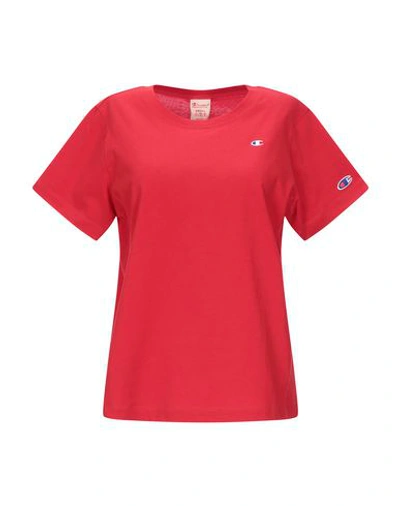 Champion T-shirts In Red