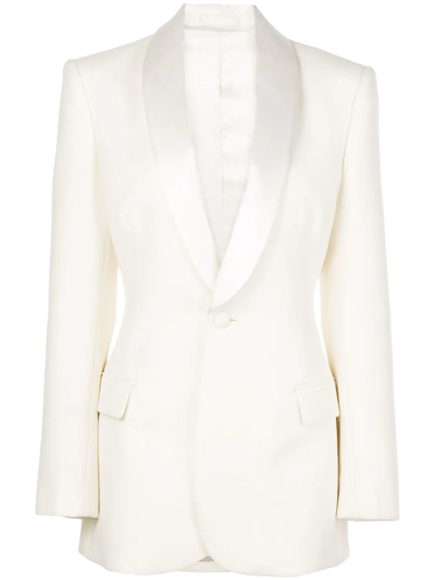 Wardrobe.nyc X The Woolmark Company Release 05 Single-breasted Suit Jacket In White