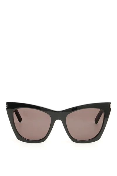 Saint Laurent Kate 241 Sunglasses In Black