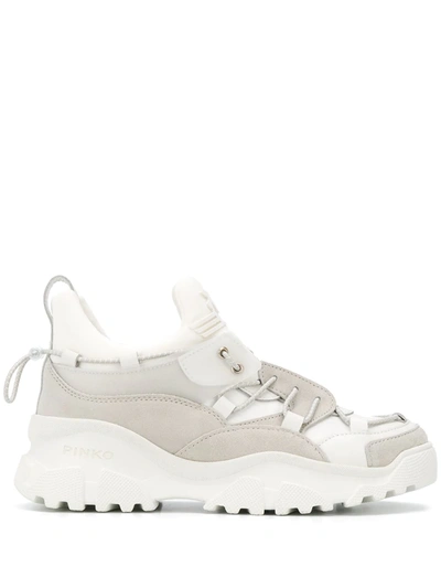 Pinko Cumino White Leather Women's Sneakers