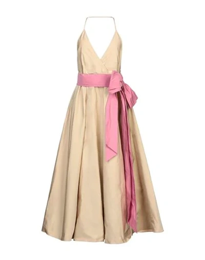 N°21 Long Dresses In Beige
