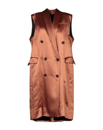 Brunello Cucinelli Full-length Jacket In Brown