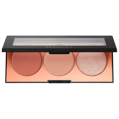 Sephora Collection Trio Face Palette Radiate 3 X 0.112 oz/ 3.18g