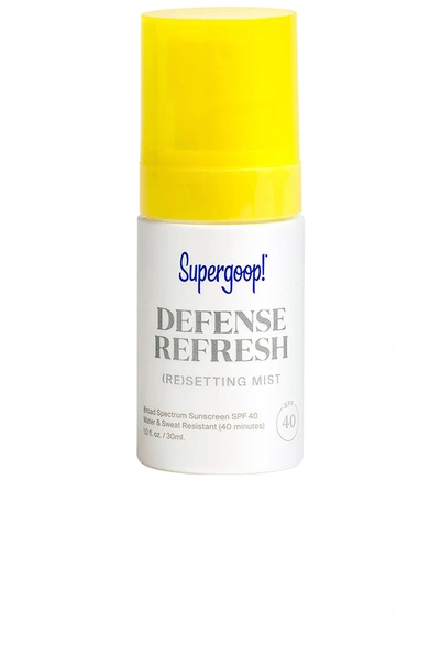 Supergoop ! Mini Defense Refresh (re)setting Mist Spf 1.0 oz/ 30 ml In Assorted