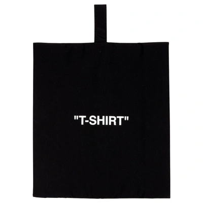 Pre-owned Off-white T-shirt Pouch Black/white