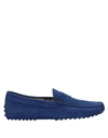 Tod's Loafers In Bright Blue