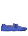 Tod's Loafers In Bright Blue