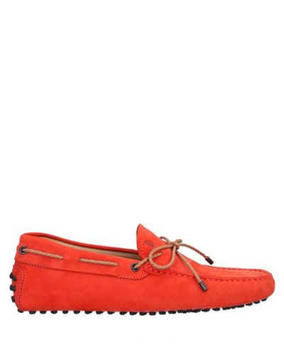 Tod's Loafers In Red