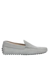 Tod's Loafers In Light Grey