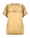 Brunello Cucinelli Blouses In Bronze