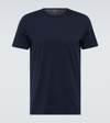 Derek Rose Basel Stretch Micro Modal Jersey T-shirt In Navy