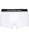 Ermenegildo Zegna Logo Waistband Boxer Briefs In White
