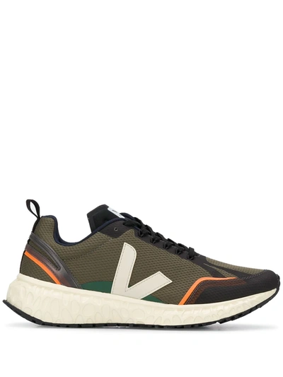 Veja Condor Trainers In Green Synthetic Fibers