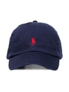 Polo Ralph Lauren Logo-embroidered Cotton-canvas Cap In Blue