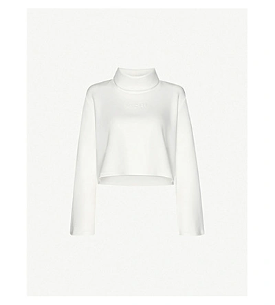 Michi Lair Stretch-woven Top In Ivory