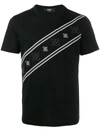 Fendi Embroidered Karligraphy T-shirt In Black