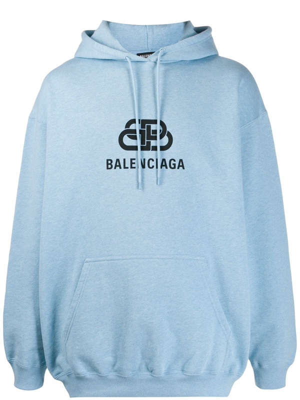 balenciaga oversized logo hoodie