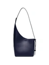 Aesther Ekme Demi Lune Leather Shoulder Bag In Blue