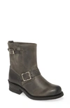 Frye 'engineer 8r' Leather Boot In Charcoal Leather