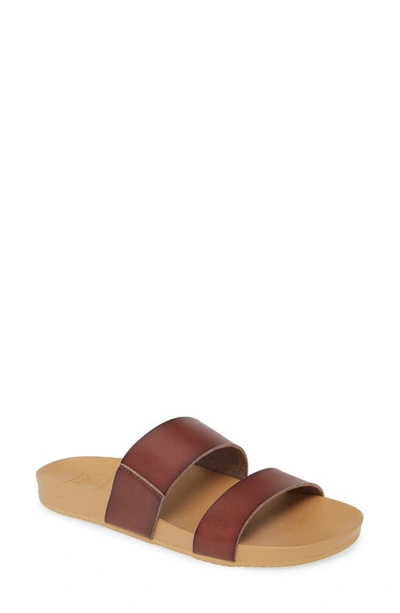 Reef Cushion Vista Pool Slides Women's Shoes In Rust