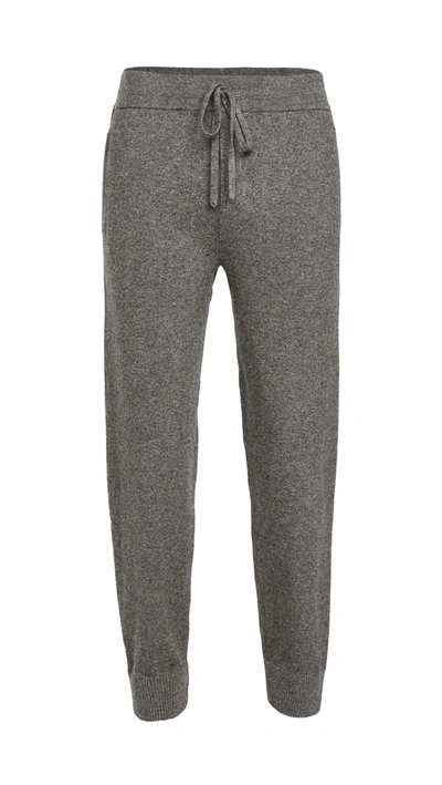 Vince Wool-cashmere Slim Fit Jogger Trousers In Grey