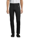 Karl Lagerfeld Pintuck Pants With Zipper Pockets-black