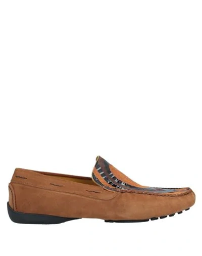 Alberto Guardiani Loafers In Camel