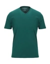 Majestic T-shirts In Green