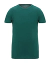 Majestic T-shirts In Green