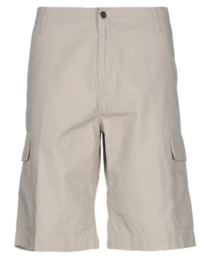 Carhartt Man Shorts & Bermuda Shorts Beige Size 28 Cotton In Beige