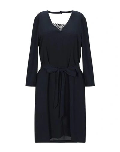 Suncoo Short Dress In Dark Blue