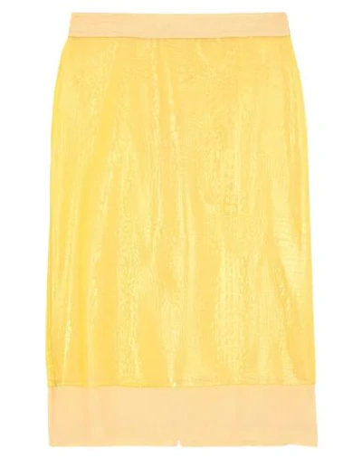 Sies Marjan Midi Skirts In Yellow