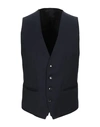 Hugo Boss Vests In Dark Blue