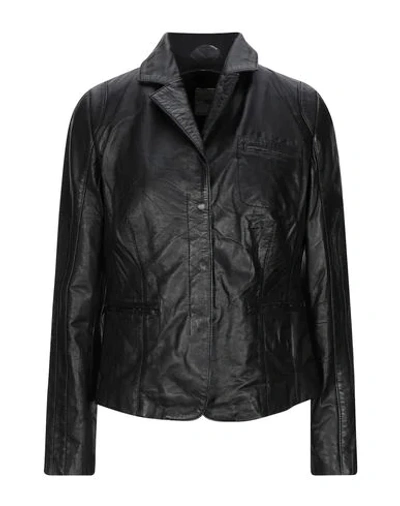 Andrea D'amico Jackets In Black