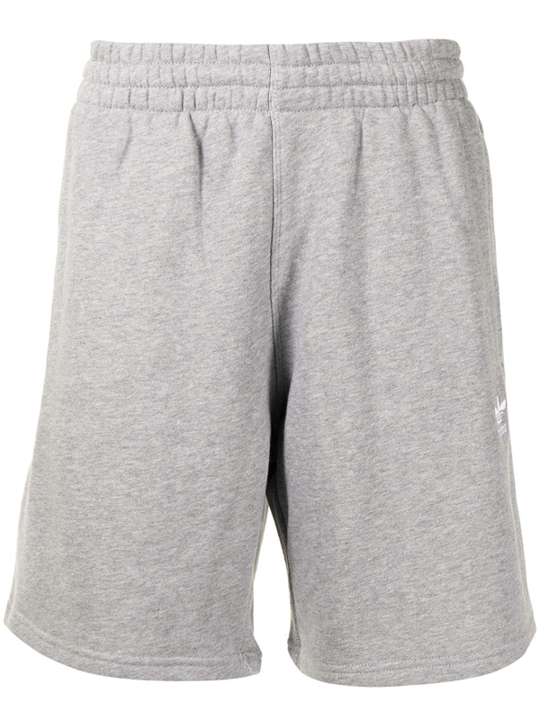 Adidas Originals Essential Cotton Track Shorts In Grey | ModeSens Adidas Originals Essential Cotton Track Shorts In Grey | ModeSens