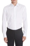 Emporio Armani Men's Tonal Geometric Guru Sport Shirt In White