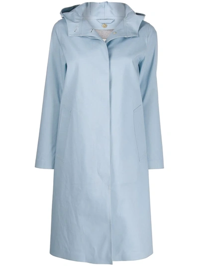 Mackintosh Chryston Light Blue Cotton Raincoat