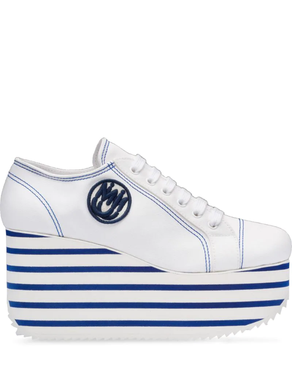 miu miu wedge sneaker