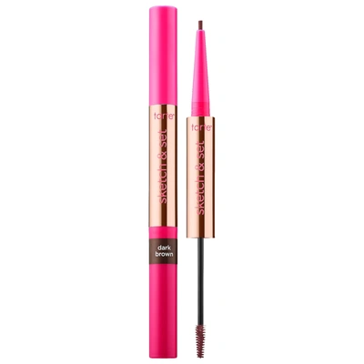 Tarte Sketch & Set Brow Pencil And Tinted Gel Dark Brown