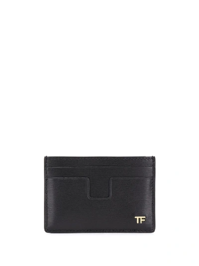 Tom Ford T-effect Card Holder In 黑色