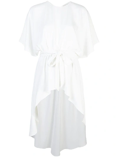 Sachin & Babi Solange Asymmetric Tie-waist Blouse In White